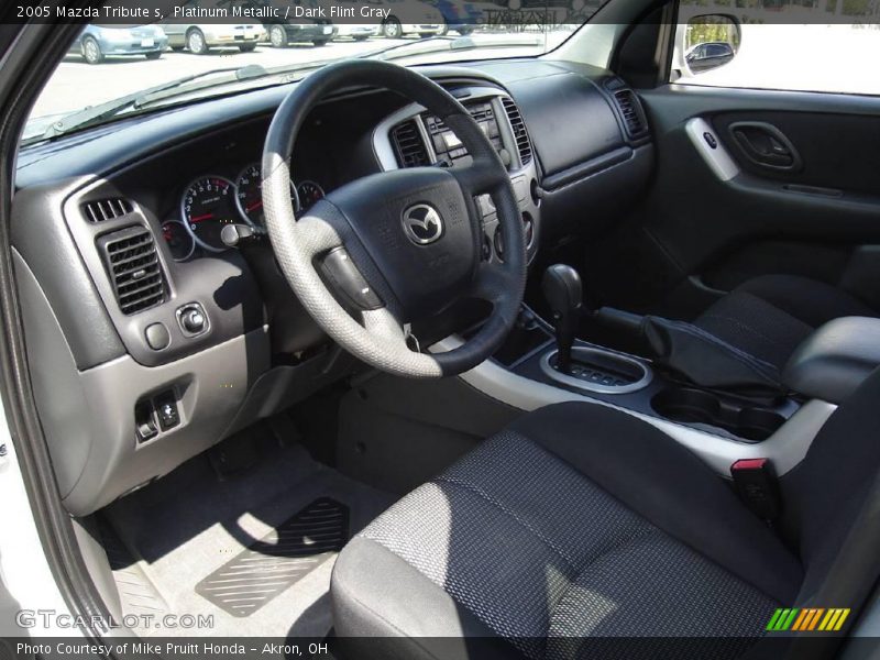 Platinum Metallic / Dark Flint Gray 2005 Mazda Tribute s