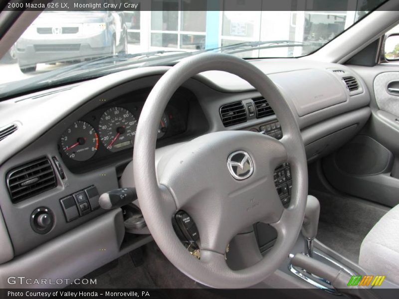 Moonlight Gray / Gray 2000 Mazda 626 LX