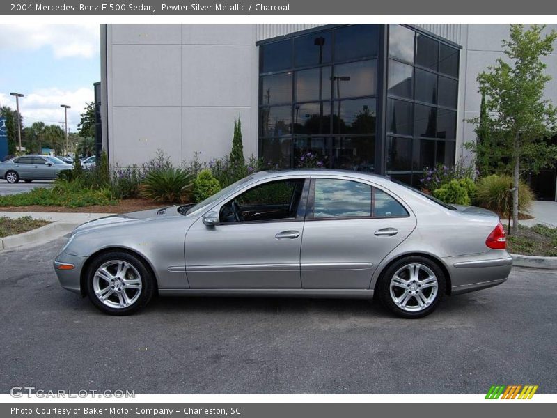 Pewter Silver Metallic / Charcoal 2004 Mercedes-Benz E 500 Sedan