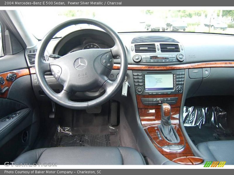 Pewter Silver Metallic / Charcoal 2004 Mercedes-Benz E 500 Sedan