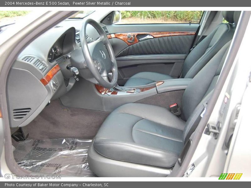 Pewter Silver Metallic / Charcoal 2004 Mercedes-Benz E 500 Sedan