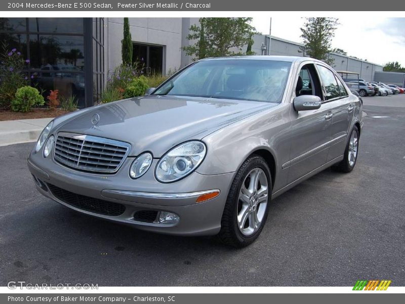 Pewter Silver Metallic / Charcoal 2004 Mercedes-Benz E 500 Sedan