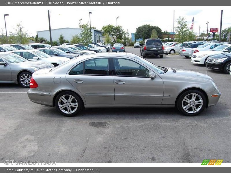 Pewter Silver Metallic / Charcoal 2004 Mercedes-Benz E 500 Sedan
