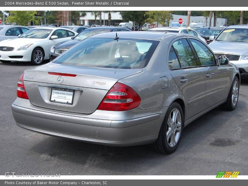 Pewter Silver Metallic / Charcoal 2004 Mercedes-Benz E 500 Sedan