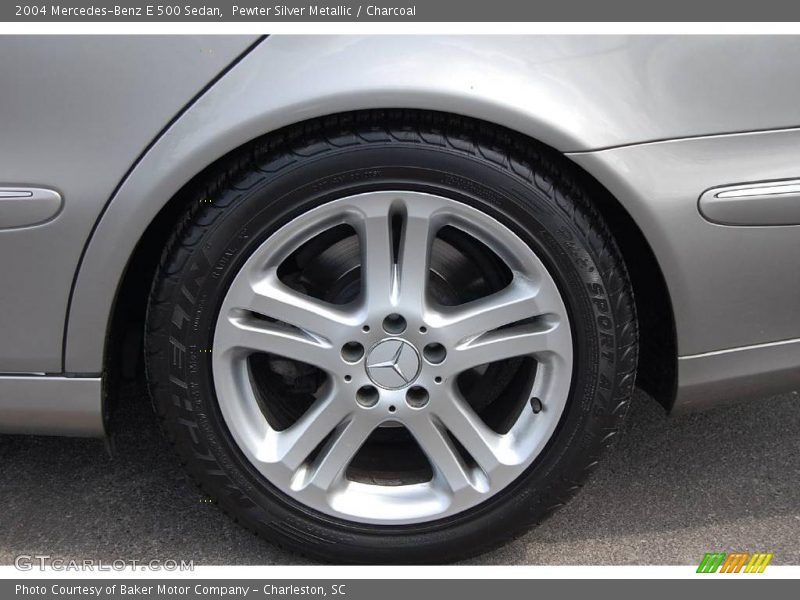 Pewter Silver Metallic / Charcoal 2004 Mercedes-Benz E 500 Sedan