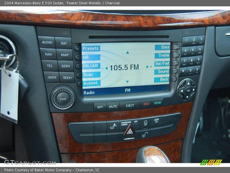Pewter Silver Metallic / Charcoal 2004 Mercedes-Benz E 500 Sedan
