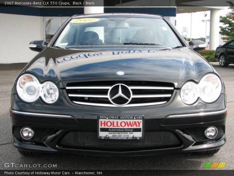 Black / Black 2007 Mercedes-Benz CLK 550 Coupe