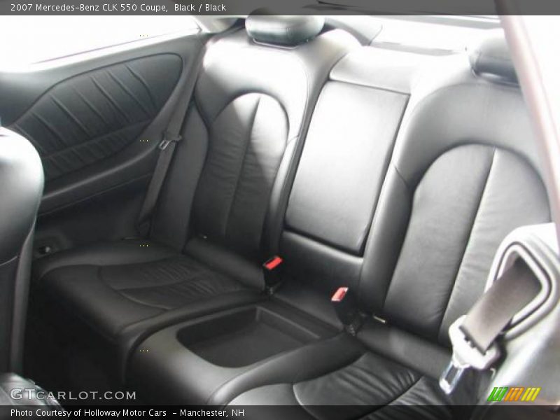 Black / Black 2007 Mercedes-Benz CLK 550 Coupe