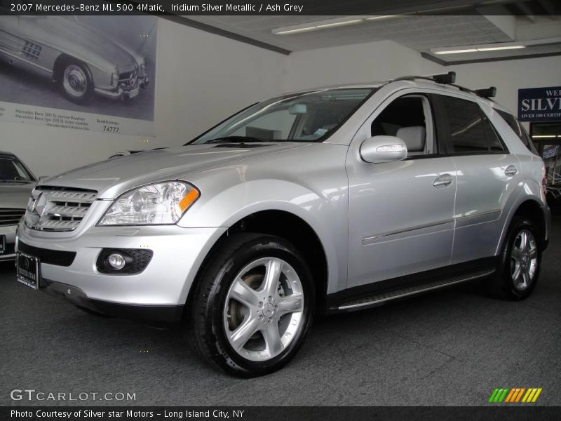 Iridium Silver Metallic / Ash Grey 2007 Mercedes-Benz ML 500 4Matic