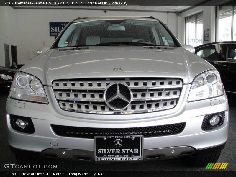 Iridium Silver Metallic / Ash Grey 2007 Mercedes-Benz ML 500 4Matic