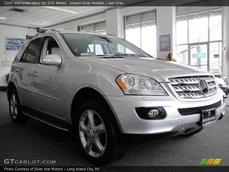 Iridium Silver Metallic / Ash Grey 2007 Mercedes-Benz ML 500 4Matic