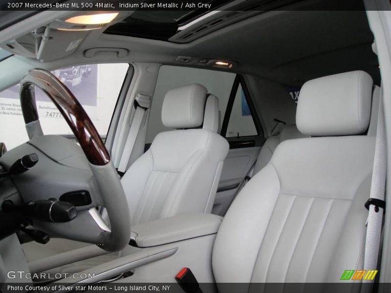 Iridium Silver Metallic / Ash Grey 2007 Mercedes-Benz ML 500 4Matic