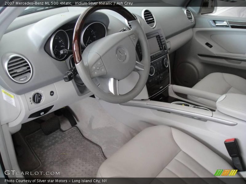 Iridium Silver Metallic / Ash Grey 2007 Mercedes-Benz ML 500 4Matic