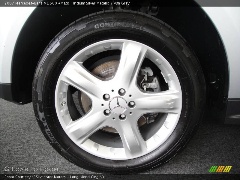 Iridium Silver Metallic / Ash Grey 2007 Mercedes-Benz ML 500 4Matic