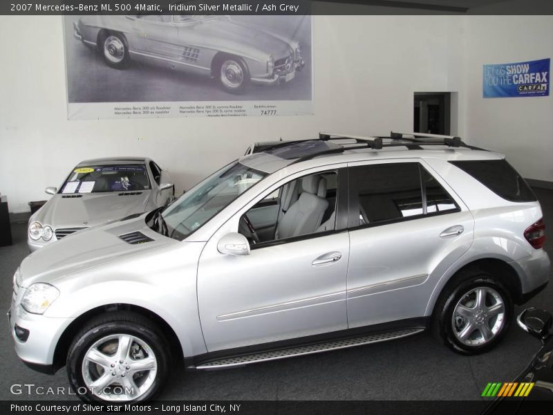 Iridium Silver Metallic / Ash Grey 2007 Mercedes-Benz ML 500 4Matic