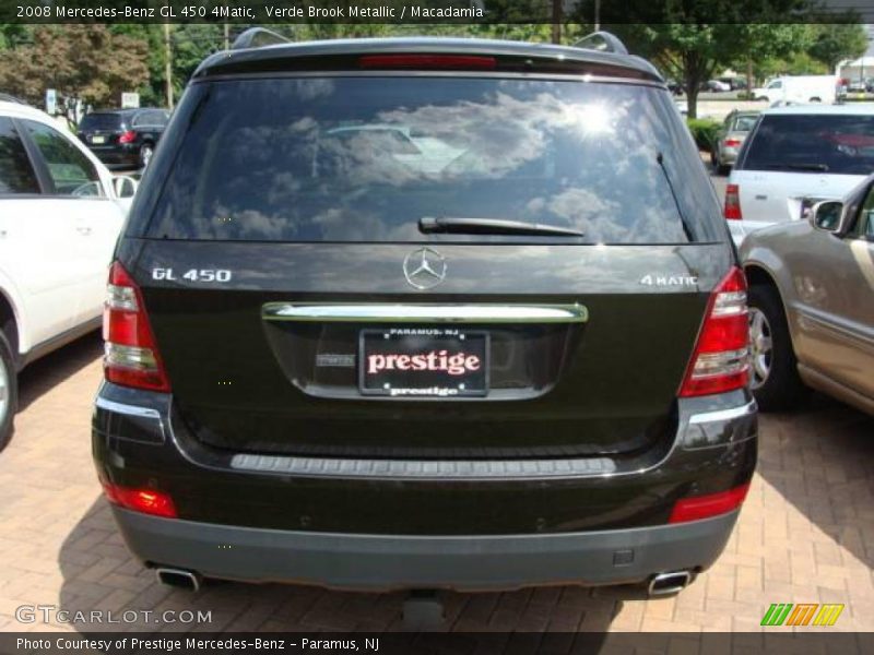 Verde Brook Metallic / Macadamia 2008 Mercedes-Benz GL 450 4Matic