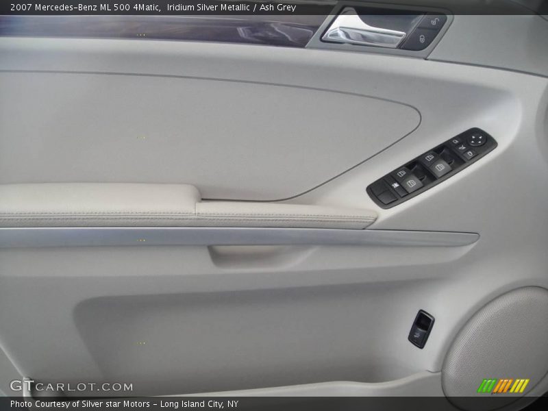 Iridium Silver Metallic / Ash Grey 2007 Mercedes-Benz ML 500 4Matic