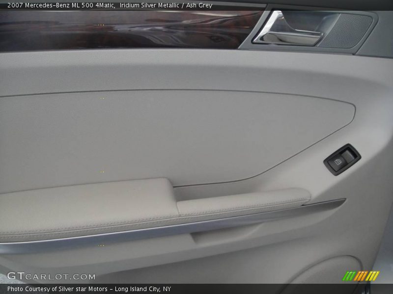 Iridium Silver Metallic / Ash Grey 2007 Mercedes-Benz ML 500 4Matic