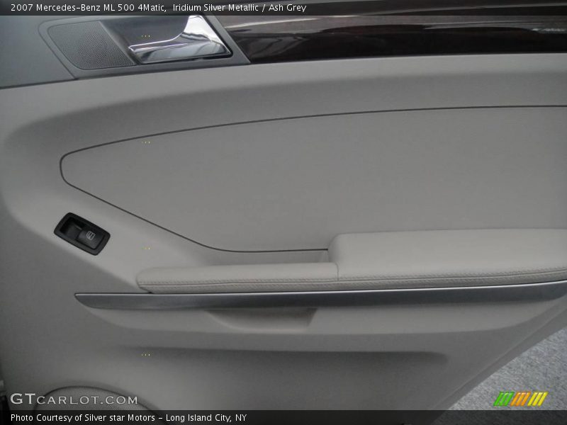 Iridium Silver Metallic / Ash Grey 2007 Mercedes-Benz ML 500 4Matic