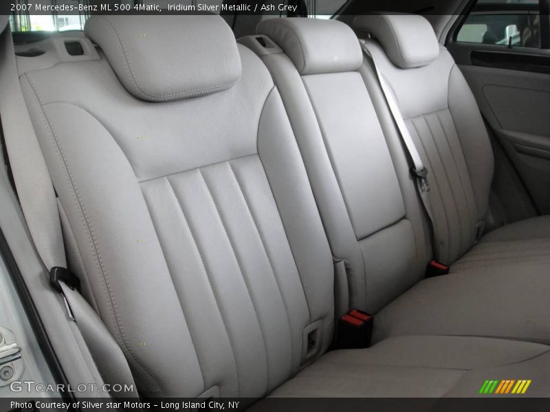 Iridium Silver Metallic / Ash Grey 2007 Mercedes-Benz ML 500 4Matic