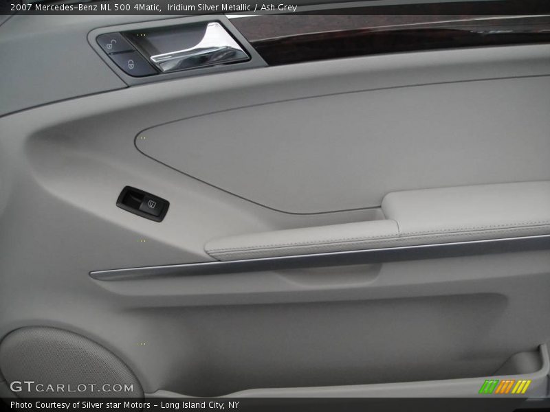 Iridium Silver Metallic / Ash Grey 2007 Mercedes-Benz ML 500 4Matic