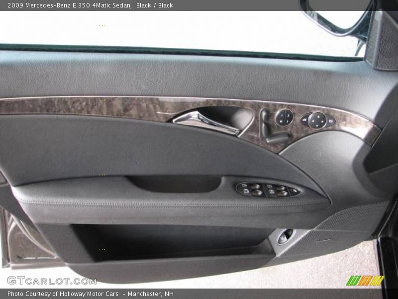 Black / Black 2009 Mercedes-Benz E 350 4Matic Sedan
