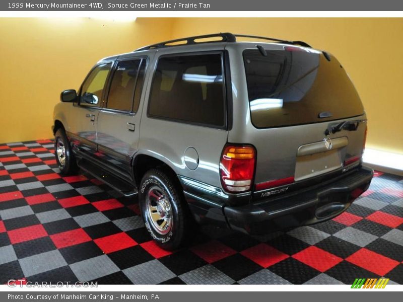 Spruce Green Metallic / Prairie Tan 1999 Mercury Mountaineer 4WD