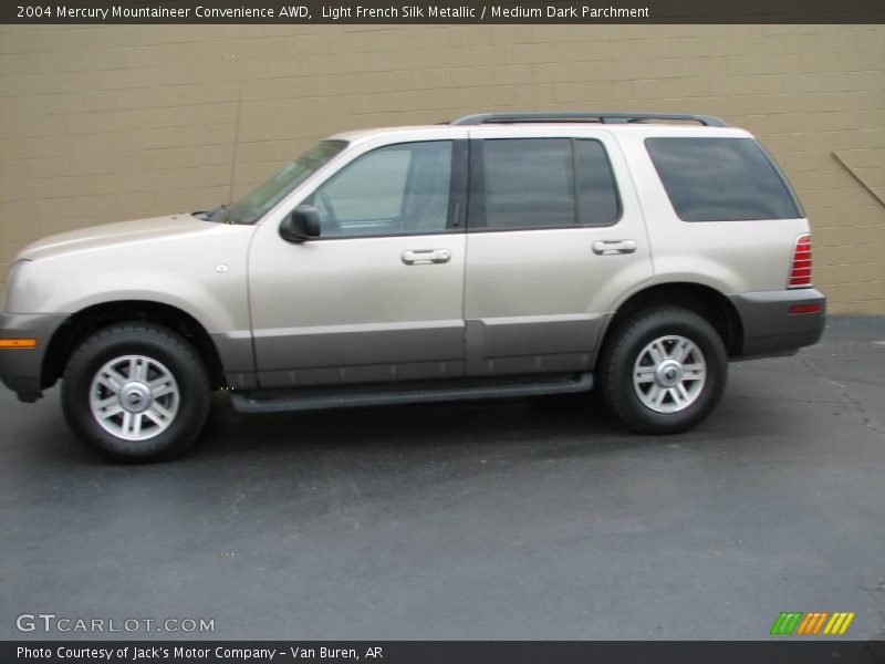 Light French Silk Metallic / Medium Dark Parchment 2004 Mercury Mountaineer Convenience AWD