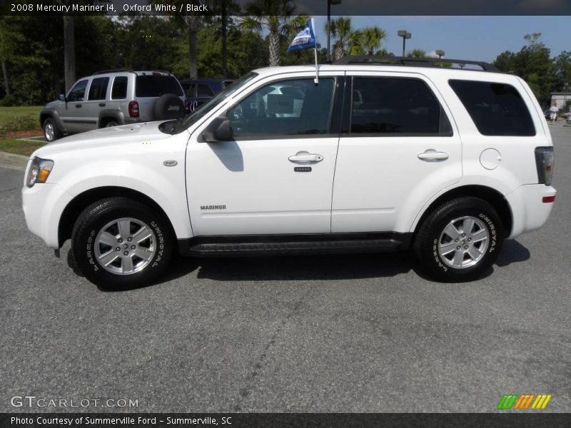 Oxford White / Black 2008 Mercury Mariner I4