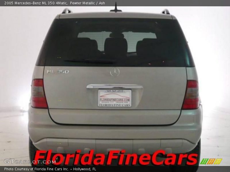 Pewter Metallic / Ash 2005 Mercedes-Benz ML 350 4Matic