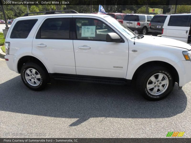 Oxford White / Black 2008 Mercury Mariner I4