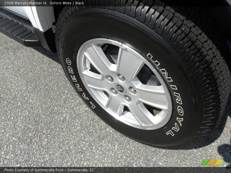 Oxford White / Black 2008 Mercury Mariner I4