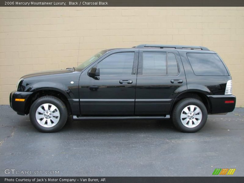 Black / Charcoal Black 2006 Mercury Mountaineer Luxury