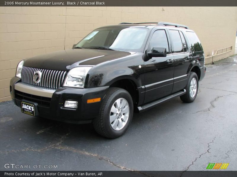 Black / Charcoal Black 2006 Mercury Mountaineer Luxury