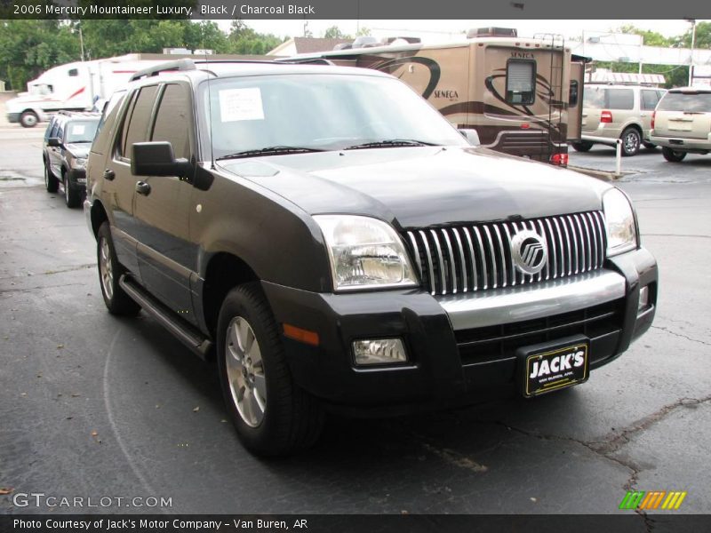 Black / Charcoal Black 2006 Mercury Mountaineer Luxury