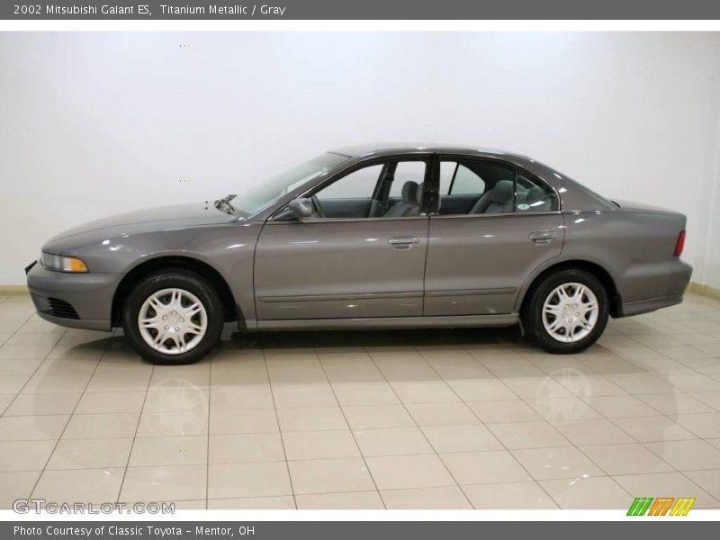 Titanium Metallic / Gray 2002 Mitsubishi Galant ES