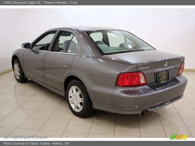 Titanium Metallic / Gray 2002 Mitsubishi Galant ES