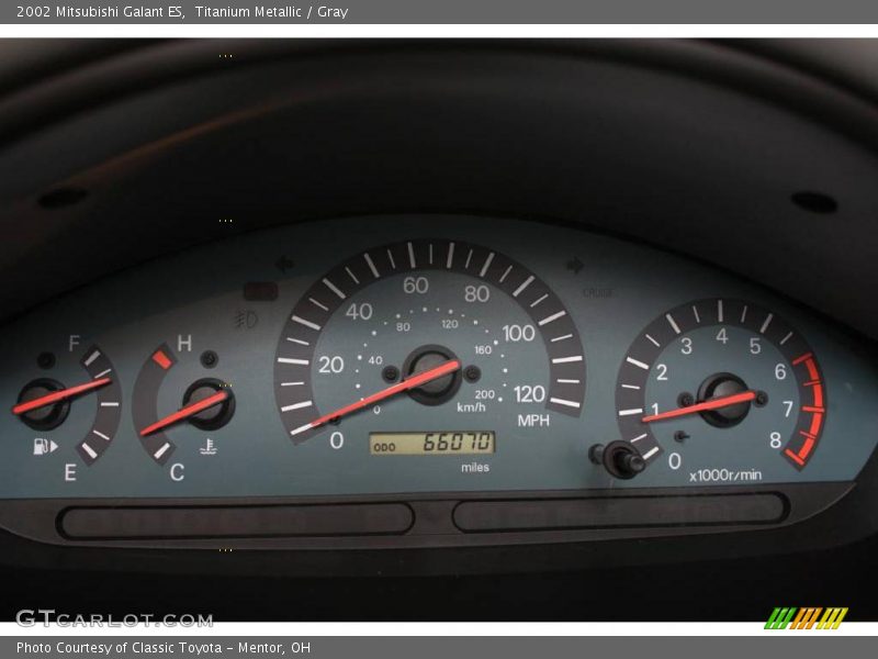 Titanium Metallic / Gray 2002 Mitsubishi Galant ES