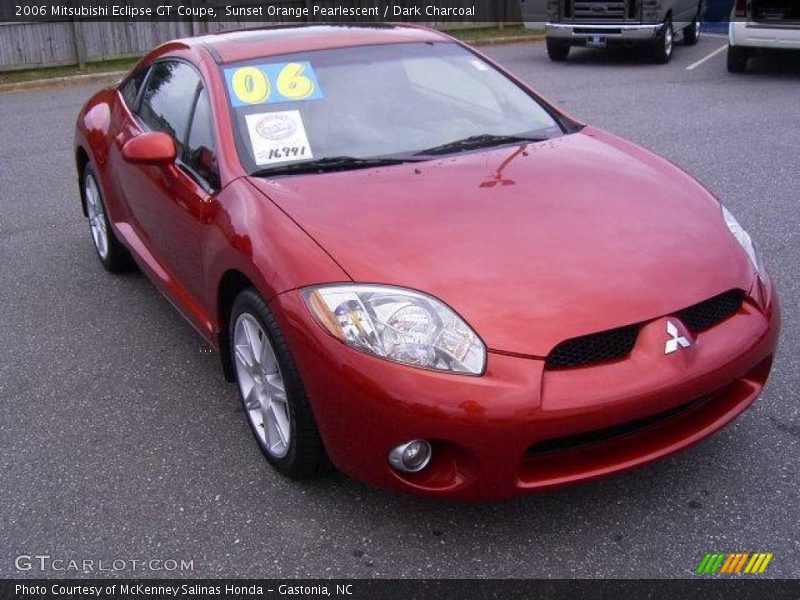 Sunset Orange Pearlescent / Dark Charcoal 2006 Mitsubishi Eclipse GT Coupe