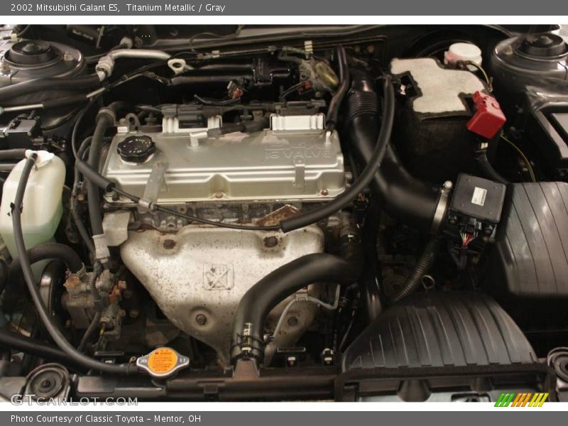 Titanium Metallic / Gray 2002 Mitsubishi Galant ES
