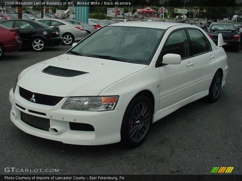  2006 Lancer Evolution IX MR Wicked White