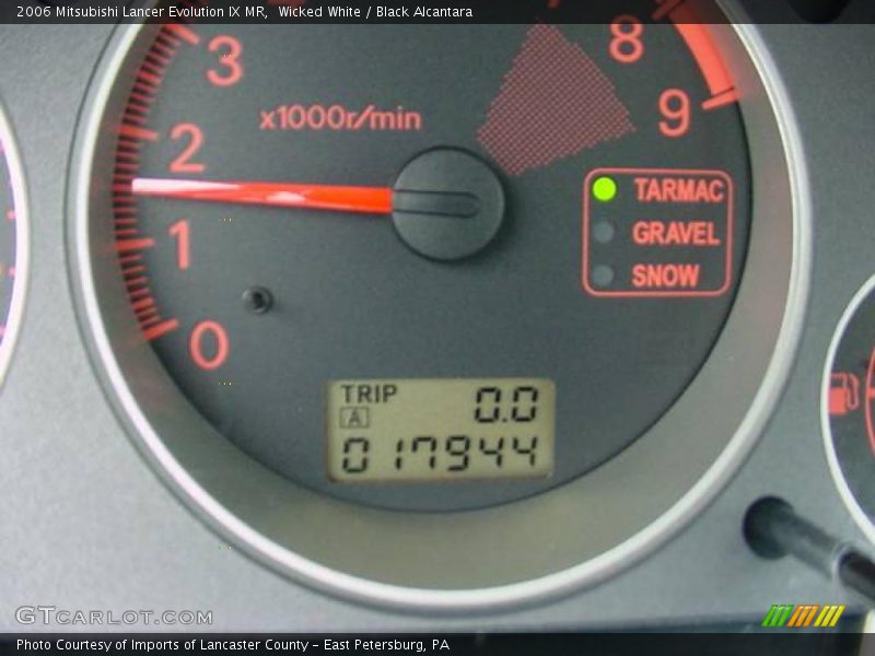 Wicked White / Black Alcantara 2006 Mitsubishi Lancer Evolution IX MR