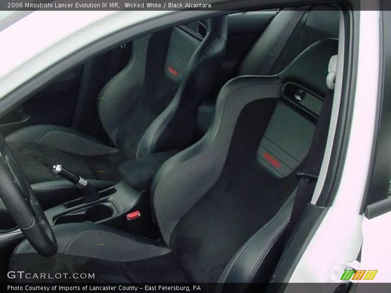 Wicked White / Black Alcantara 2006 Mitsubishi Lancer Evolution IX MR