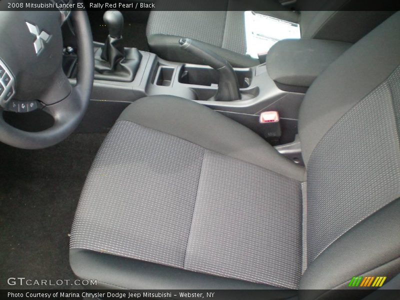 Rally Red Pearl / Black 2008 Mitsubishi Lancer ES