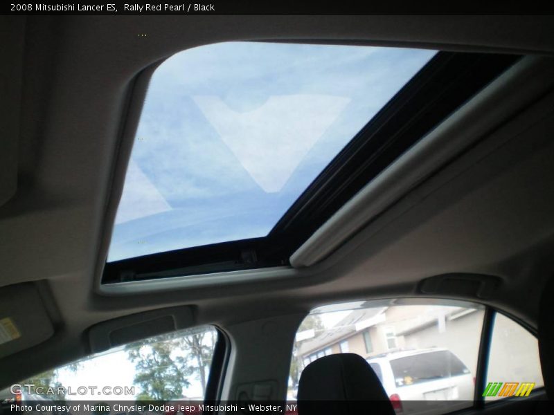 Rally Red Pearl / Black 2008 Mitsubishi Lancer ES