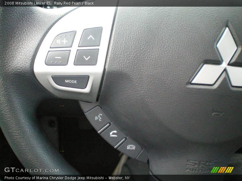 Rally Red Pearl / Black 2008 Mitsubishi Lancer ES