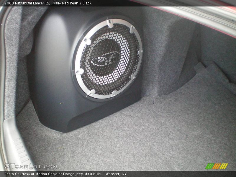 Rally Red Pearl / Black 2008 Mitsubishi Lancer ES