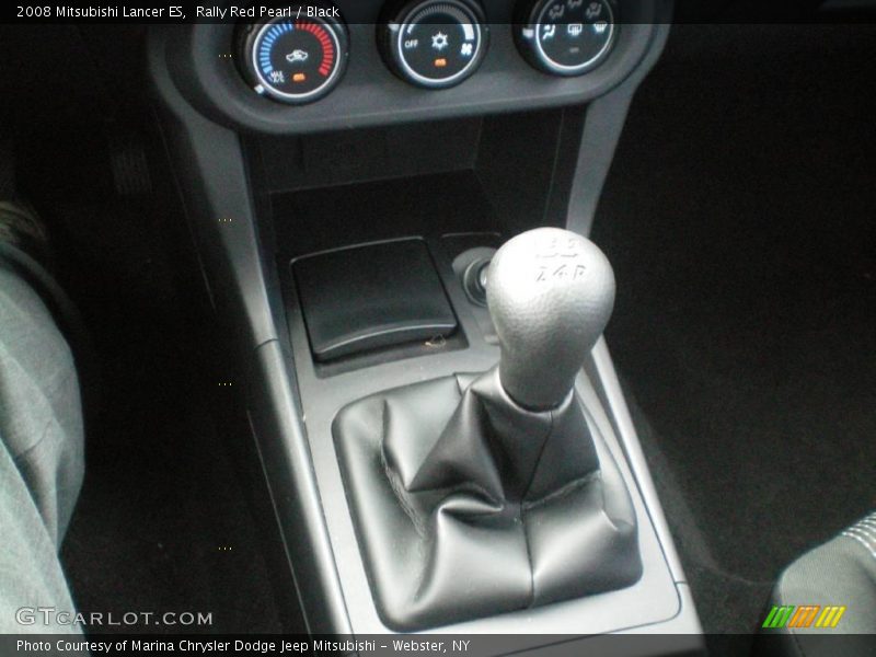 Rally Red Pearl / Black 2008 Mitsubishi Lancer ES