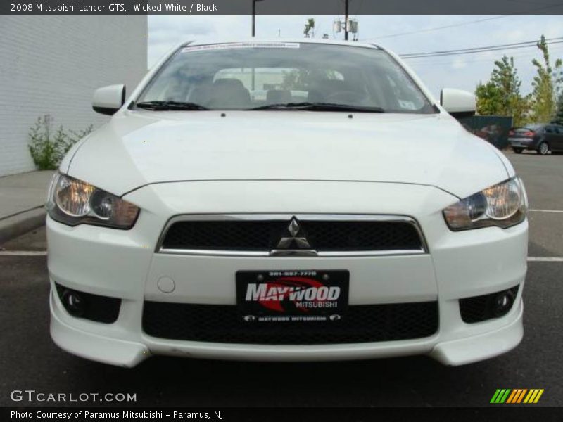 Wicked White / Black 2008 Mitsubishi Lancer GTS