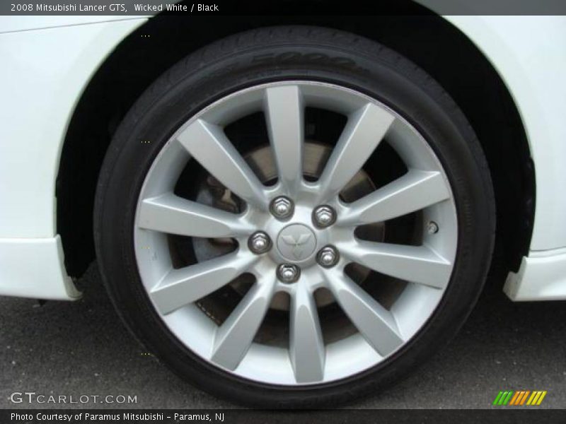Wicked White / Black 2008 Mitsubishi Lancer GTS